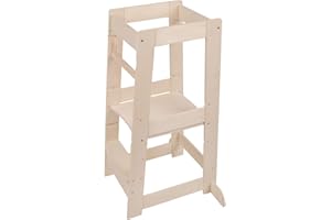 Selonis Torre Di Apprendimento In Legno Per Bambini KH-100X Compensato Legno, Naturale