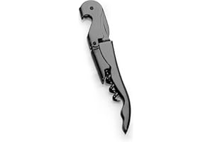 1 Packs Drincarier Kellnermesser Professional Wine Openers, Upgraded Heavy Duty Edelstahl Wine Key,Classic All-in-one Corkschreck, Flaschenöffner und Foil Cutter