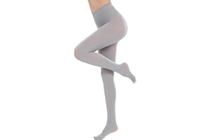 CozyWow Collants semi-opaques 80D couleur unie pour femmes