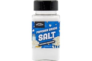 POPCORN SHED Popcorn Grade Salt Seasoning, DIY Seasoning, Movie Night, Make Your Own Popcorn at Home, Low Calorie Snack, Fun for Kids,160g