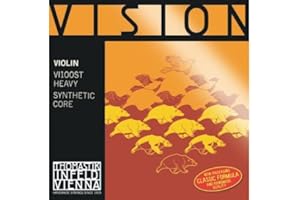 THOMASTIK-INFELD Thomastik Saiten für Violine Vision Synthetic Core, Satz 4/4 Stark