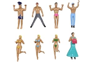 Gadpiparty 8Pcs Marque Verre, Charmes De Verre à Vin, Figurines De Paysage Pour Tasses, DéCoration De Cup, Jouets Kawaii En Pvc, Style AléAtoire, 1 Pouce, Assorted Color