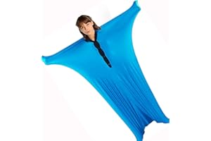 DELVOYE Calcetín Sensorial Saco Sensorial For Niños Con Autismo Y Manta Tranquila For Adultos For Niños Con Autismo, TDAH, Trastorno Del Procesamiento Sensorial ( Color : Dark Blue , Size : M-119*69 cm )