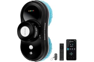 Cecotec Robot Lavavetri con app e telecomando Windroid 870 Connected T. 80 W, navigazione intelligente, triplo sistema di sicurezza, 4 programmi di pulizia, include 12 panni