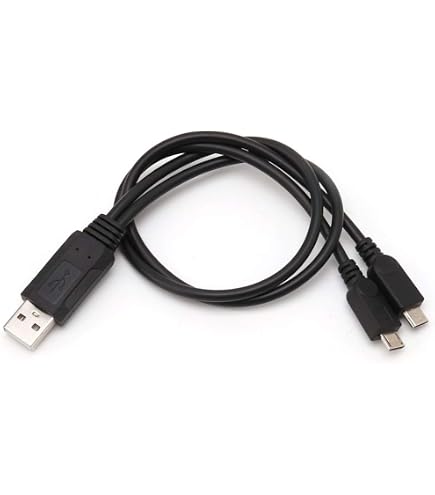 GELRHONR USB to Micro USB Splitter Cable,4 in 1 Multi Micro USB