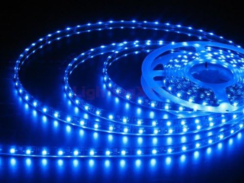 JnDee Starter Kits -Blue 5M (16.4ft) 300 Flexiable LED Strip LED Tape Light Ribbon/ 5 Metres with 300 SMD LEDs with 12V DC Transformer