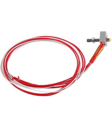 SIENOC 3D Drucker Düsen Set - 5x Teflon Rohre 30mm + 5x 0,4mm Messing Düsen