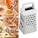 Produktbild Dailyinshop Multifunktionale 4 Seiten Reibe Slicer Edelstahl Handheld Kartoffeln Mini Gemüseschneider Küche Zubehör (Farbe: Silber)