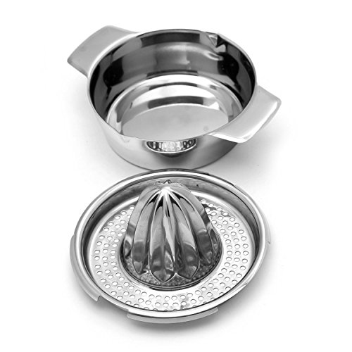 Tailcas® Fashionable Küchen Multi Funktions Edelstahl Manuelle Handpresse Orangen, Grapefruit, Zitrone, Kiwi, Citrus Squeezer Saft Entsafter Saftpresse Zitronenpresse Orangenpresse mit Auffangbehälter - 3