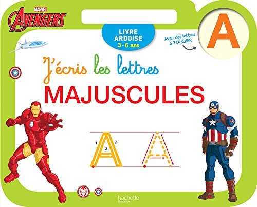Ardoise Avengers J'écris les lettres majuscules by Collectif Disney (2016-01-20)
