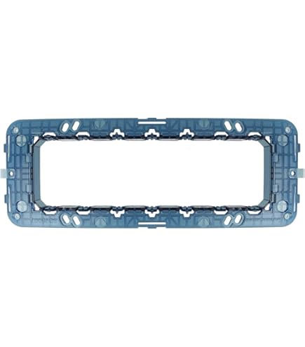 Cornice Vimar Arke Classic 7 Moduli - Tecnopolimero Nero, 21x9x0,9cm Per Installazioni Elettriche - Foto 7