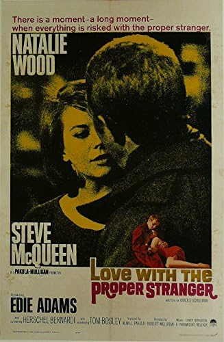 Love with the proper stranger - Steve McQueen - Movie Poster Framed Picture 11"x14"