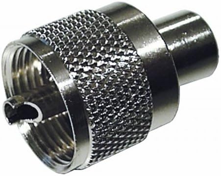 VS Electronic 609081 solder connection ultra high frequency plug PL259 for cable, 4.2 mm exterior diameter