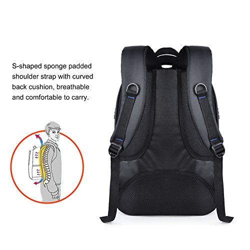 Vbiger Laptop Rucksack Notebook Backpack 43 cm (17 Zoll) - 6