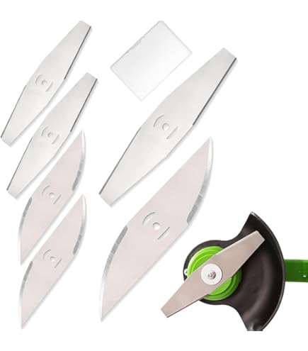 Lame Di Ricambio Per Tagliaerba - 5 Pezzi In Acciaio Per Tosaerba Elettrico, 14.8x3.3 Cm - Foto 9