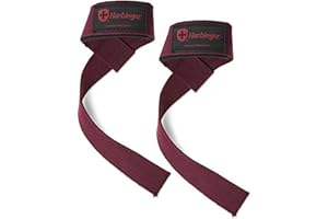 ‎HARBINGER Harbinger Zughilfe für Gewichtheben, Handgelenkschutz Beim Krafttraining, Schwarz