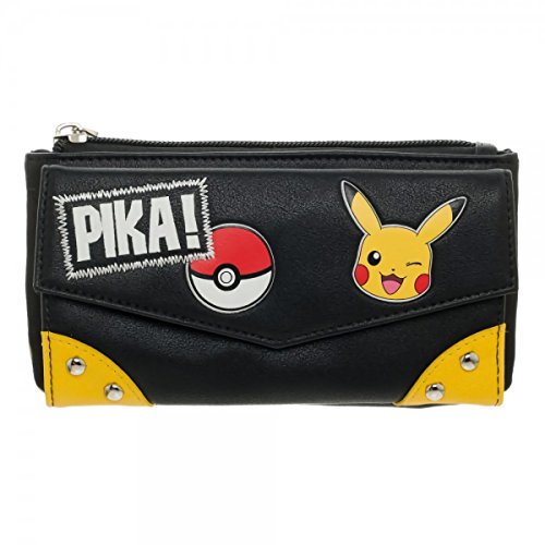 Preisvergleich Produktbild Offiziell lizenzierte Damen Pokemon Pikachu Pika! Vordere Klappe Geldbörse