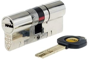 Yale B-YS3-3535N Anti-Snap 3 Star Euro Double Cylinder, High Security, 35:35 (70mm), Nickel Finish