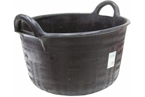 MERCATOOLS Espuerta de goma con 2 asas 37 L