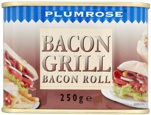 Plumrose Bacon Grill Bacon Roll - 8 x 250g