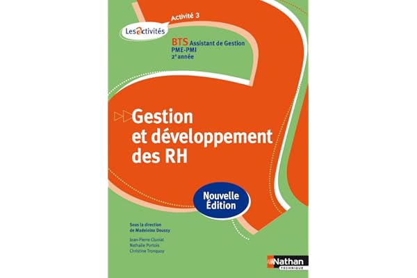 Activité 3 - Gestion et développement des RH - BTS AG pme-pmi