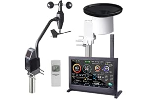 froggit HP2000 Single Sensor Edition (HP2000 Display + DP40 + DP80 + DP300) Wi-Fi Internet Estación meteorológica inalámbrica