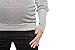 My Tummy Maternity Sweatshirt Jumper Blouse Naomi Silver Heather Grey M (Medium)
