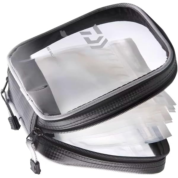 Borsa A Vita Piccola Daiwa DF1202 - 25x10x17 Cm - Nera - Attrezzatura Da Pesca Sportiva