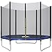 Price comparison product image Rocket Bunny Trampoline with Safety Enclosure Netting and Ladder Jumping Mat 8ft/10ft/12ft/14ft (8ft)