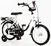 Price comparison product image Bachtenkirch Vélo pour enfant Police Barre en U 31,75 cm (12,5") Noir/blanc