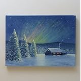 SNOW AT NIGHT - Wintermalerei.