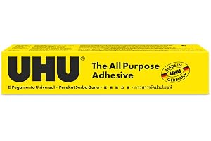 Uhu All Purpose Adhesive, The Tried And Tested Universal Glue For Almost All Gluing Cases Like Crafts And Repair, Tube, 125 ml, Transparent