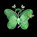 HuaYang Cute Fancy Butterfly Wand Headband Wing Fairy Cosplay Party Costume 3pcs/Set for Little Girl Kid(Green)