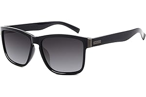 ANDOILT Gafas de Sol Polarizadas Hombre Mujer Cuadradas Vintage Retro Clásico de Gafas UV400 Protección