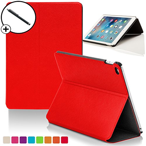 Forefront Cases® Neue Hülle Tasche Case Cover für Apple iPad Mini 4 / 4th Generation (September 2015) - Rundum-Geräteschutz und intelligente Auto-Sleep-Wake-Funktion - inkl. Eingabestift