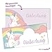 Produktbild 15 Einhorn-Motiv Einladungskarten mit Umschlag I dv_201 I DIN lang I Einladung Set zum Ausfüllen für Mädchen I Kinder-Geburtstag Einschulung