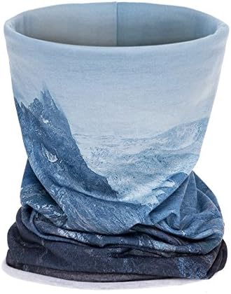 Zohra 3D Full Print Bandana Polyester Face Neck Warmer for Snowboard Skiing Motorcycle Biking (mountains)