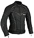 Produktbild Gearx Aircon Sommer Motorrad Jacke Wasserdichter Schutz - Herren, Schwarz, M