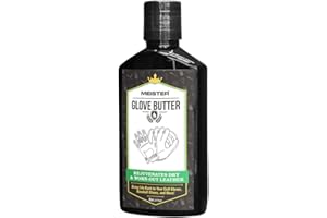 Meister Glove Butter (6 oz.) - Rejuvenates Golf, Baseball and Other Leather Gloves