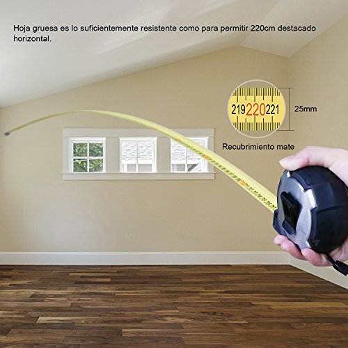 TACKLIFE-TM-D02- Cinta m trica de acero de 8 metro Cinta de medida econ mica de funci n autobloqueo y alta precisi n antidesgaste flexometro dise o antideslizante e inoxidable reviews TACKLIFE-TM-D02- Cinta m trica de acero de 8 metro Cinta de medida econ mica de funci n autobloqueo y alta precisi n antidesgaste flexometro dise o antideslizante e inoxidable