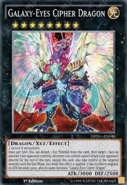 Galaxy-Eyes Cipher Dragon - DPDG-EN040 - Super Rare - 1st Edition