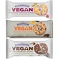 Bakehouse Vegan Cookies Biscuits Luxury Selection, 3 Mixed Raspberry & Pistachio, Chocoalate & Orange and Cocoa & Hazelnut 220g each by Zamfoods, Gift pack for all Occasions (Bundle 1 (3 x 220g))