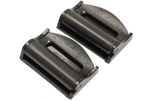 SUKADE 2 Pack Car Seatbelt Adjuster, Car Seat Belt Clip Stopper, Shoulder Neck Strap Positioner, Universal Plastic Lock Strap Clamp Auto Vehicle Clip for Kids and Adults (Black)