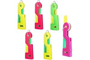 HNJUSR 6 Pezzi Infila Ago, Automatico Infila Ago,Filo di Plastica Infila, Infila Ago per Macchina da Cucire per Ago da Cucito in Plastica Facile da Usare e Trasportare, Colore Casuale