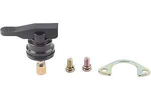 CYTGOUPER Schwar Manueller Vergaser Chokeschalter,Aluminium Ersatzteil Vergaser Handgriff Chokeschalter,Vergaser Synchrontester für PHVA PHVB PHBN 53015 Vergaser