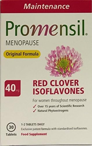 TWO PACKS of Promensil Menopause Original Formula 40mg Red Clover Isoflavones 30 Tablets