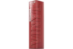 Maybelline New York Super Stay Vinyl Ink Liquid Lip Colour, 16HR Long-Lasting, Ultra-Pigmented, Smudge & Transfer-Proof, High Shine Finish, Vegan Formula for Comfortable Wear, Shade: 35 Cheeky