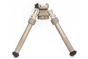 ‎KAYHENG Kayheng Taktik V8 Gewehr Zweibeine können um 360 Grad gekippt Werden, M-LOK Bipods 6,5-9 Zoll Picatinny Schiene Klappstativ verstellbare Schienenklemme