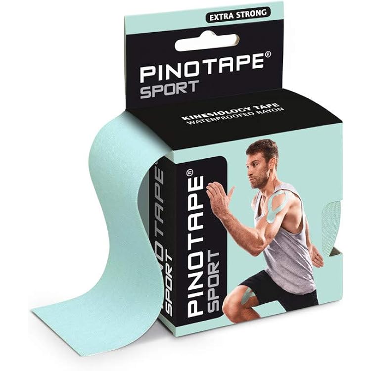 Pinotape Sport - Sensitive Tape - Light Black- 5 Cm X 5 M - Wasserfestes Kinesiotape - Für
