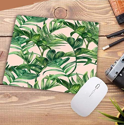 Preisvergleich Produktbild Gaming Mousepad Russland Meine Lieblings-Bananenstaude Grüne Blätter Mauspad Anime Computer Mat Naturkautschuk 22X18Cm